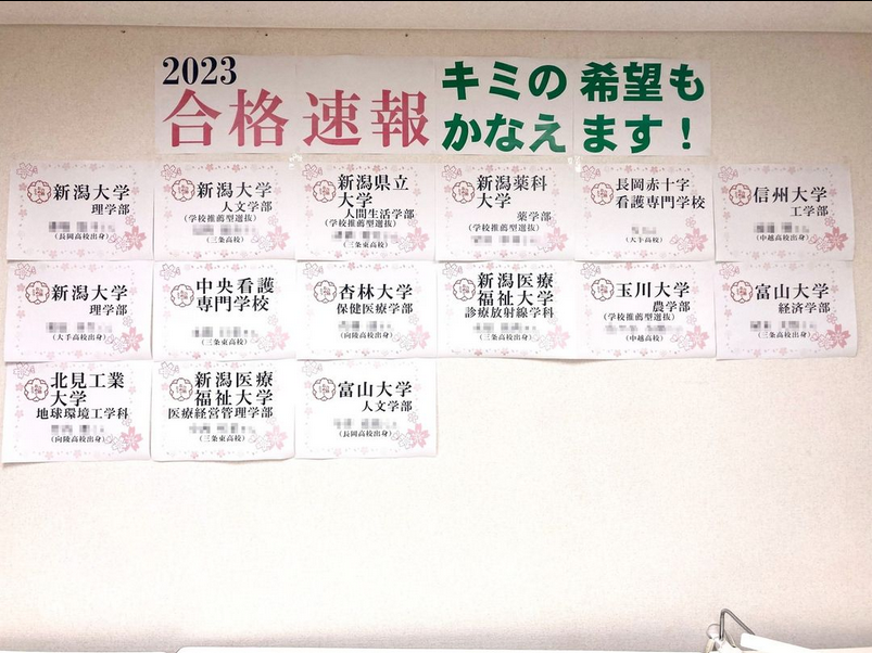 Instagram「国立大志望、全員合格！やった！」